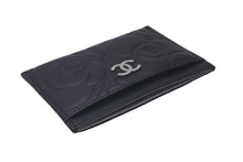 Load image into Gallery viewer, 新品同様 CHANEL シャネル カメリア カードケース ココマーク 16番台 ブラック ラムスキン 中古 61194