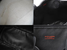 Load image into Gallery viewer, GOYARD ゴヤール アンジュ ミニ ハンドバッグ リバーシブル ミニトートバッグ ブラック PVCコーティングキャンバス 美品 中古 61195