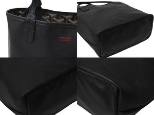 GOYARD ゴヤール アンジュ ミニ ハンドバッグ リバーシブル ミニトートバッグ ブラック PVCコーティングキャンバス 美品 中古 61195