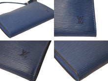 Load image into Gallery viewer, LOUIS VUITTON ルイ ヴィトン アクセサリーポーチ M52945 ポシェット アクセソワール エピ レザー トレドブルー 美品 中古 61197