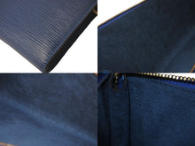 Load image into Gallery viewer, LOUIS VUITTON ルイ ヴィトン アクセサリーポーチ M52945 ポシェット アクセソワール エピ レザー トレドブルー 美品 中古 61197