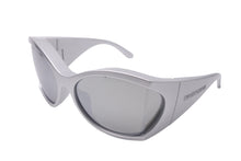 Load image into Gallery viewer, 極美品 BALENCIAGA バレンシアガ バタフライフレームサングラス 657842 BB0154S グレー サイズ72□18-115 中古 61201