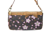 Load image into Gallery viewer, LOUIS VUITTON ルイ ヴィトン 村上隆 ポシェットアクセソワール ポーチ M92006 モノグラムチェリーブロッサム 美品 中古 61206