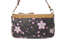 Load image into Gallery viewer, LOUIS VUITTON ルイ ヴィトン 村上隆 ポシェットアクセソワール ポーチ M92006 モノグラムチェリーブロッサム 美品 中古 61206