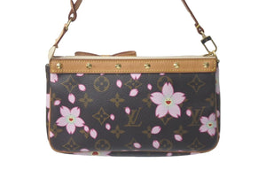 LOUIS VUITTON ルイ ヴィトン 村上隆 ポシェットアクセソワール ポーチ M92006 モノグラムチェリーブロッサム 美品 中古 61206