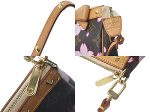 LOUIS VUITTON ルイ ヴィトン 村上隆 ポシェットアクセソワール ポーチ M92006 モノグラムチェリーブロッサム 美品 中古 61206