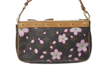Load image into Gallery viewer, LOUIS VUITTON ルイ ヴィトン 村上隆 ポシェットアクセソワール ポーチ M92006 モノグラムチェリーブロッサム 美品 中古 61207