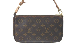 LOUIS VUITTON ルイヴィトン ポシェット アクセソワール ブラウン モノグラム チェリー 村上隆 M95008 美品 中古 61224