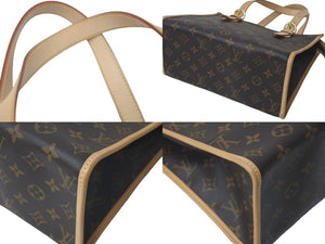 LOUIS VUITTON ルイ ヴィトン ポパンクール オ ショルダーバッグ M40007 モノグラムキャンバス ブラウン 美品 中古 61232