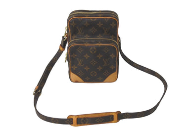 LOUIS VUITTON ルイ ヴィトン アマゾン ショルダーバッグ M45236 モノグラムキャンバス ブラウン 良品 中古 61234