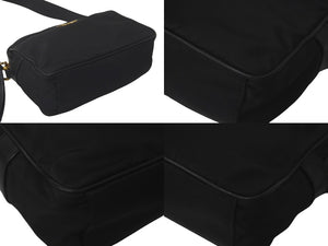 PRADA プラダショルダーバッグ ナイロン ブランドロゴ ナイロン レザー 1BH059 ゴールド金具 美品 中古 61247 