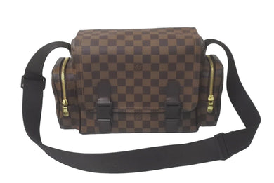 LOUIS VUITTON ルイヴィトン ダミエ リポーター メルヴィール ショルダーバッグ ブラウン 廃番 斜め掛け 鞄 N51126 美品 中古 61248