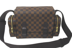 LOUIS VUITTON ルイヴィトン ダミエ リポーター メルヴィール ショルダーバッグ ブラウン 廃番 斜め掛け 鞄 N51126 美品 中古 61248
