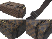 Load image into Gallery viewer, LOUIS VUITTON ルイヴィトン ダミエ リポーター メルヴィール ショルダーバッグ ブラウン 廃番 斜め掛け 鞄 N51126 美品 中古 61248