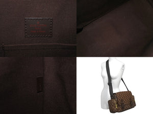 LOUIS VUITTON ルイヴィトン ダミエ リポーター メルヴィール ショルダーバッグ ブラウン 廃番 斜め掛け 鞄 N51126 美品 中古 61248