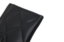 Load image into Gallery viewer, 極美品 CHANEL シャネル ココマーク マトラッセ カードケース 31番台 ラムスキン ソーブラック 中古 61255