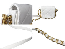 Load image into Gallery viewer, 極美品 CHANEL シャネル マトラッセ ココマーク チェーン ショルダーバッグ カーフスキン AS2833 ランダム番号 ホワイト 中古 61260