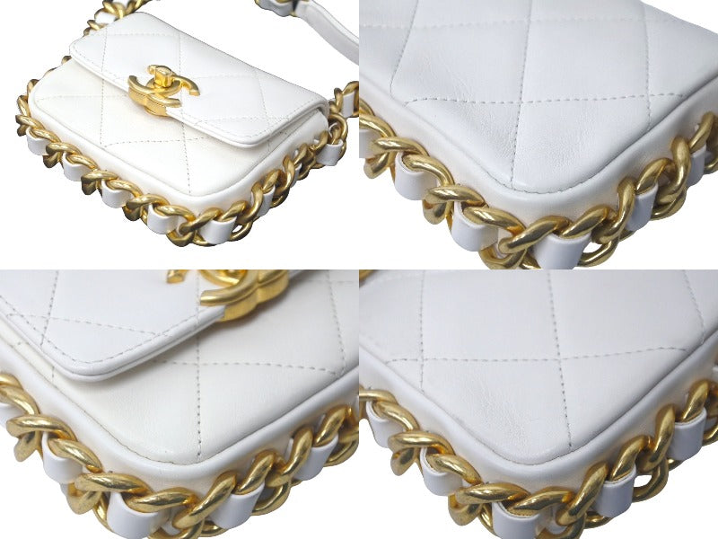 極美品 CHANEL シャネル マトラッセ ココマーク チェーン