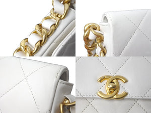 極美品 CHANEL シャネル マトラッセ ココマーク チェーン