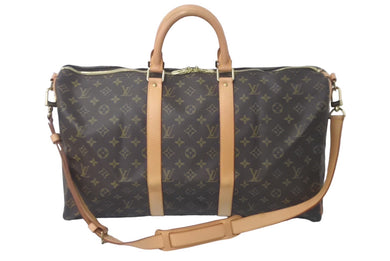 LOUIS VUITTON ルイヴィトン キーポル バンドリエール50 ボストンバッグ モノグラム M41416 美品 中古 61268