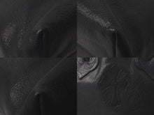 Load image into Gallery viewer, CHROME HEARTS クロムハーツ FSトートバッグセメタリークロスパッチ ダガーチャーム ブラック シルバー925 美品 中古 61277