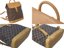 画像をギャラリービューアに読み込む, LOUIS VUITTON ルイヴィトン ダミエ アルルカン リュック 100周年記念限定 N99038 ダミエキャンバス 良品 中古 61306