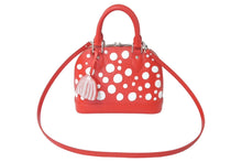 Load image into Gallery viewer, 極美品 LOUIS VUITTON ルイヴィトン 草間彌生 アルマBB ハンドバッグ 23SS M21698 ICチップ エピレザー レッド 中古 61320