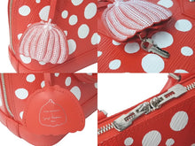 Load image into Gallery viewer, 極美品 LOUIS VUITTON ルイヴィトン 草間彌生 アルマBB ハンドバッグ 23SS M21698 ICチップ エピレザー レッド 中古 61320