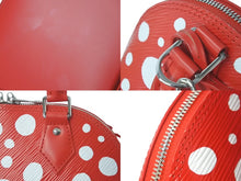 Load image into Gallery viewer, 極美品 LOUIS VUITTON ルイヴィトン 草間彌生 アルマBB ハンドバッグ 23SS M21698 ICチップ エピレザー レッド 中古 61320
