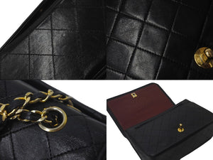 CHANEL シャネル マトラッセ チェーン ショルダーバッグ 初期モデル ０番台 ブラック ココマーク 斜め掛け ロゴ 美品 中古 61331