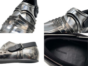 超激レア 新品未使用 BALENCIAGA バレンシアガ アフターワールド アーマーフラットシューズ Chevalier Derby 660386 サイズ42 61366