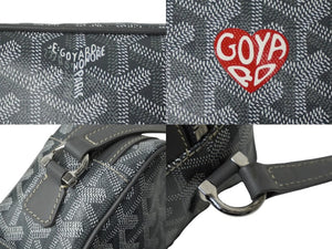 GOYARD ゴヤール カップヴェールPM ショルダーバッグ CAPVE2PMLTY51CL51P マーカージュアート ハート グレー 美品 中古 61371