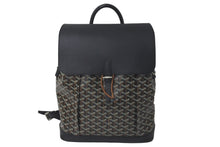 Load image into Gallery viewer, 極美品 GOYARD ゴヤール アルパン バックパックMM ALPIN2MMLTY01CL01P PVCコーティングキャンバス ブラック 中古 61373