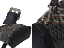 Load image into Gallery viewer, 極美品 GOYARD ゴヤール アルパン バックパックMM ALPIN2MMLTY01CL01P PVCコーティングキャンバス ブラック 中古 61373