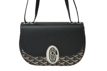 Load image into Gallery viewer, 新品同様 GOYARD ゴヤール サック 233 PM ショルダーバッグ 2WAY ブラック PVC カーフスキン ゴヤール留め金 中古 61374