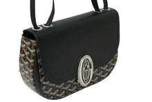Load image into Gallery viewer, 新品同様 GOYARD ゴヤール サック 233 PM ショルダーバッグ 2WAY ブラック PVC カーフスキン ゴヤール留め金 中古 61374