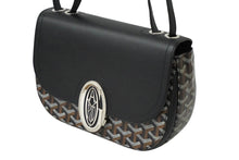 Load image into Gallery viewer, 新品同様 GOYARD ゴヤール サック 233 PM ショルダーバッグ 2WAY ブラック PVC カーフスキン ゴヤール留め金 中古 61374
