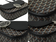Load image into Gallery viewer, 新品同様 GOYARD ゴヤール サック 233 PM ショルダーバッグ 2WAY ブラック PVC カーフスキン ゴヤール留め金 中古 61374
