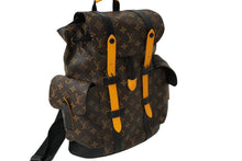 画像をギャラリービューアに読み込む, 極美品 LOUIS VUITTON ルイヴィトン モノグラムマカサー クリストファーPM バックパック M46686 サフランオレンジ 中古 61397