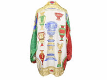 Load image into Gallery viewer, GIANNI VERSACE ジャンニ ヴェルサーチ ヴィンテージ シルク 長袖シャツ マルチカラー タグ無し 良好 7274 正規品