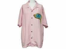 Load image into Gallery viewer, supreme The Persistence of Memory Silk 19SS ピンク 半袖シャツ ダリ L 中古 美品 8768