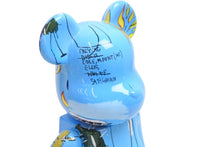 Load image into Gallery viewer, BE@RBRICK ベアブリック バスキア JEAN-MICHEL BASQUIAT フィギュア ホビー サイズ400% 水色 美品 中古 9774