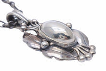 Load image into Gallery viewer, Georg Jensen ジョージジェンセン ネックレス 2000年 イヤーネックレス シルバー925 燻加工 良好 N32689