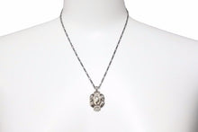Load image into Gallery viewer, Georg Jensen ジョージジェンセン ネックレス 2000年 イヤーネックレス シルバー925 燻加工 良好 N32689
