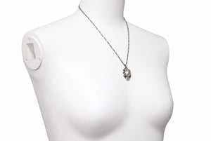 Georg Jensen ジョージジェンセン ネックレス 2000年 イヤーネックレス シルバー925 燻加工 良好 N32689