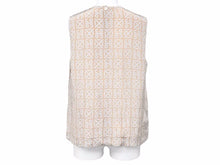 Load image into Gallery viewer, CHANEL シャネル トップス タンクトップ キャミソール シルク ロゴ ベージュ ホワイト レディース 良品 N34235