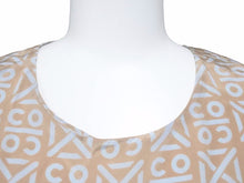 Load image into Gallery viewer, CHANEL シャネル トップス タンクトップ キャミソール シルク ロゴ ベージュ ホワイト レディース 良品 N34235
