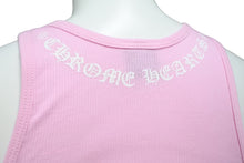 Load image into Gallery viewer, [USED/中古]CHROME HEARTS クロムハーツ タンクトップ・ノースリーブ ピンク ホワイト コットン M Aランク 中古 50026